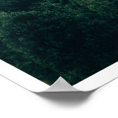 Lasst uns Reisende im Nebst sein Poster (Ecke)