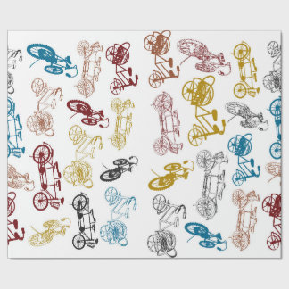 Lasst uns reiten geschenkpapier