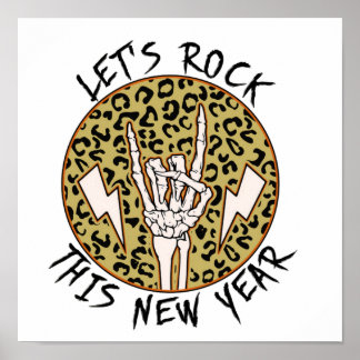 Lasst uns Rock 2023 | Neujahr 2023 | Frohes Neues Poster