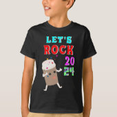 Lasst uns Rock 2024 T-Shirt (Vorderseite)