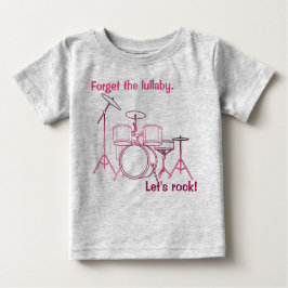Lasst uns Rock Drum Set Baby T-shirt