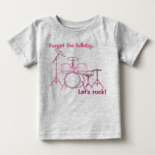 Lasst uns Rock Drum Set Baby T-shirt