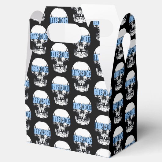 Lasst uns Rock Skull Geschenkschachtel (Geöffnet)