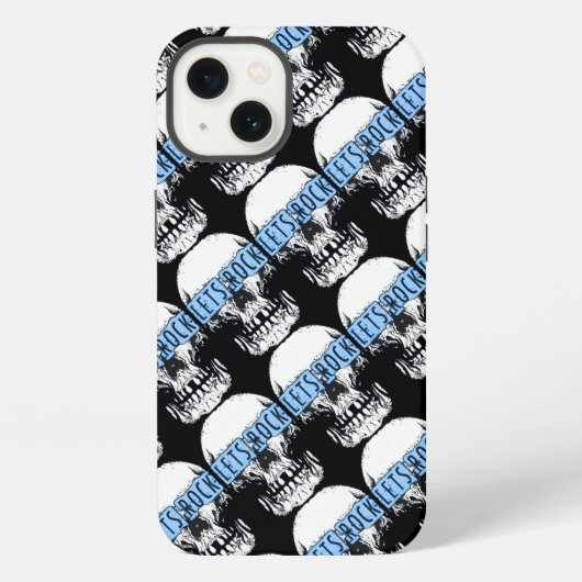 Lasst uns Rock Skull iPhone Hülle (Rückseite)