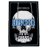 Lasst uns Rock Skull Mittlere Geschenktüte (Rückseite)