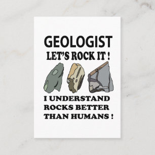 Lasst uns Rocken IT-Geologe Visitenkarte