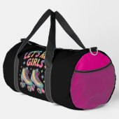 Lasst uns Rollen Mädchen Rollschuhe Duffle Bag (Rechte Ecke)