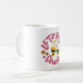 Lasst uns Roller-Skate wegrollen Kaffeetasse (Vorderseite Links)