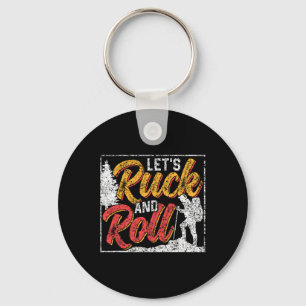 Lasst uns Ruck And Roll Workout Rucksack Rucksack Schlüsselanhänger