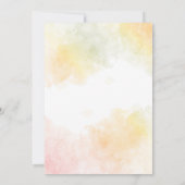 Lasst uns sammeln, Wasserfarbe Pumpkins Erntedank Einladung (Rückseite)