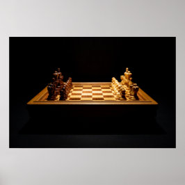 Lasst uns Schach spielen Poster
