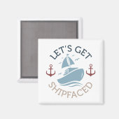 Lasst uns schicken magnet (Vorderseite/Rückseite)