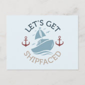 Lasst uns schicken postkarte (Vorderseite)