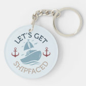 Lasst uns schicken schlüsselanhänger (Rückseite)