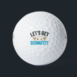 Lasst uns Schmutzy Funny Jewish Hanukkah Chanukah  Golfball<br><div class="desc">hanukkah, passover, jiddisch, chanukah, jüdisch, menorah, jew, gift, geburtszeit, latke</div>