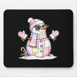 Lasst uns Schneemann Weihnachten Kaffee Cute Urlau Mousepad
