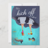 Lasst uns Schuhe ausziehen Funny Halloween Party A Einladung (Vorderseite)