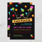 Lasst uns sehen einladung (Vorne/Hinten)