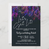 Lasst uns sehen | Silvester-Party Einladung (Vorderseite)