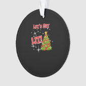 Lasst uns sehen, Spaß Idiom, Weihnachtslicht, Chri Ornament (Vorderseite)