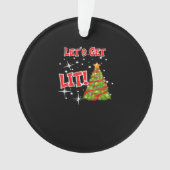 Lasst uns sehen, Spaß Idiom, Weihnachtslicht, Chri Ornament (Vorderseite)