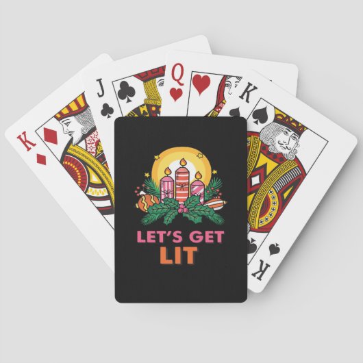 Lasst uns sehen spielkarten (Rückseite)