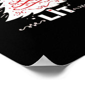 Lasst uns sehen - Weiß Essential Poster (Ecke)