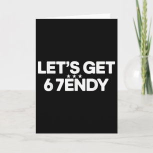 Lasst uns Sendy 67 Six Seven Meme werden  Karte