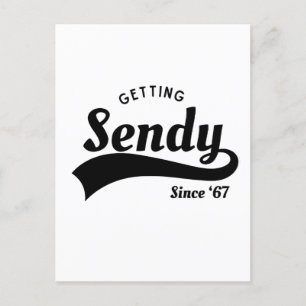Lasst uns Sendy Mason 67 Meme Vintage bekommen Feiertagspostkarte