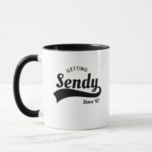 Lasst uns Sendy Mason 67 Meme Vintage bekommen Tasse
