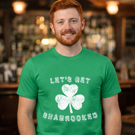 Lasst uns Shamrocked werden St. Patrick's Day Dis T-Shirt