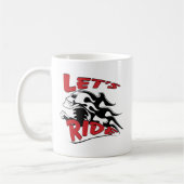 Lasst uns Skull fahren Kaffeetasse (Links)