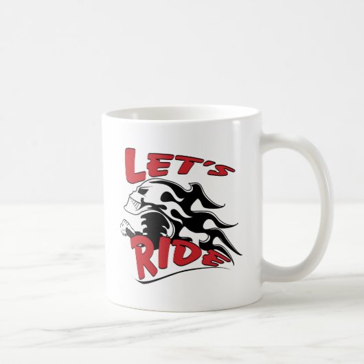 Lasst uns Skull fahren Kaffeetasse (Rechts)