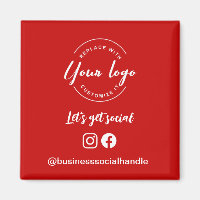 Lasst uns soziale Icons verbinden Social Handle Ro