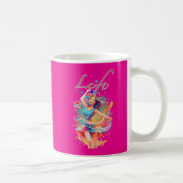 Lasst uns Spaß haben, Leben ist eine Achterbahn Kaffeetasse