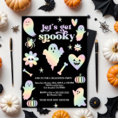 Lasst uns Spaß machen, Halloween-Party. Einladung