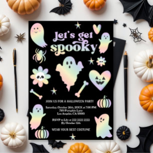 Lasst uns Spaß machen, Halloween-Party. Einladung