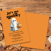 Lasst uns Spaß machen, Halloween-Party. Einladung