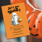 Lasst uns Spaß machen, Halloween-Party. Einladung