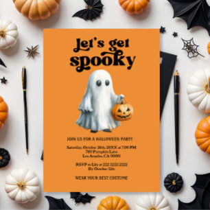 Lasst uns Spaß machen, Halloween-Party. Einladung