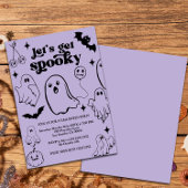 Lasst uns Spaß machen, Halloween-Party. Einladung