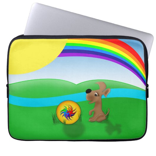Lasst uns spielen laptopschutzhülle (Vorderseite)