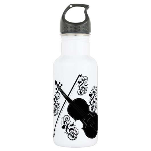 Lasst uns spielen, Violine_ Trinkflasche (Vorderseite)
