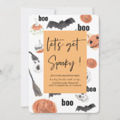 Lasst uns Spooky bekommen | HALLOWEEN-PARTY | Einladung (Vorderseite)