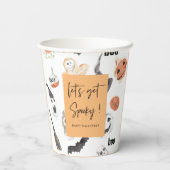 Lasst uns Spooky bekommen | HALLOWEEN-PARTY Pappbecher (Rückseite)