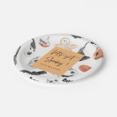 Lasst uns Spooky bekommen | HALLOWEEN-PARTY Pappteller (Schrägansicht)