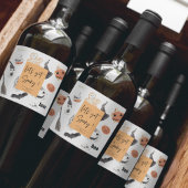 Lasst uns Spooky bekommen | HALLOWEEN-PARTY | Weinetikett