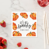Lasst uns Spooky Halloween Pumpkin bekommen Serviette (Beispiel)