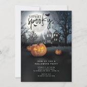 Lasst uns sprichwörtliches Halloween-Party bekomme Einladung (Vorderseite)