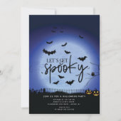 Lasst uns sprichwörtliches Halloween-Party bekomme Einladung (Vorderseite)